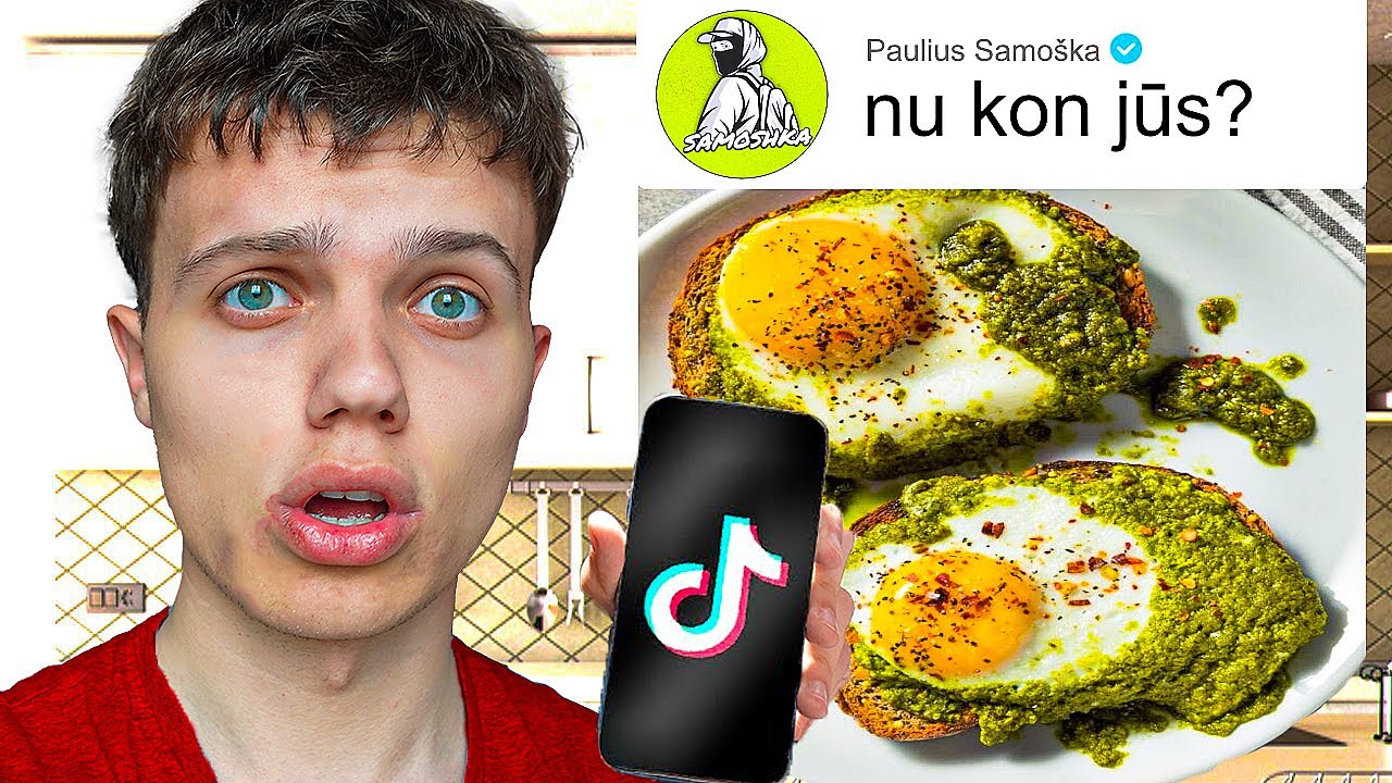 Išbandžiau TikTok Receptus
