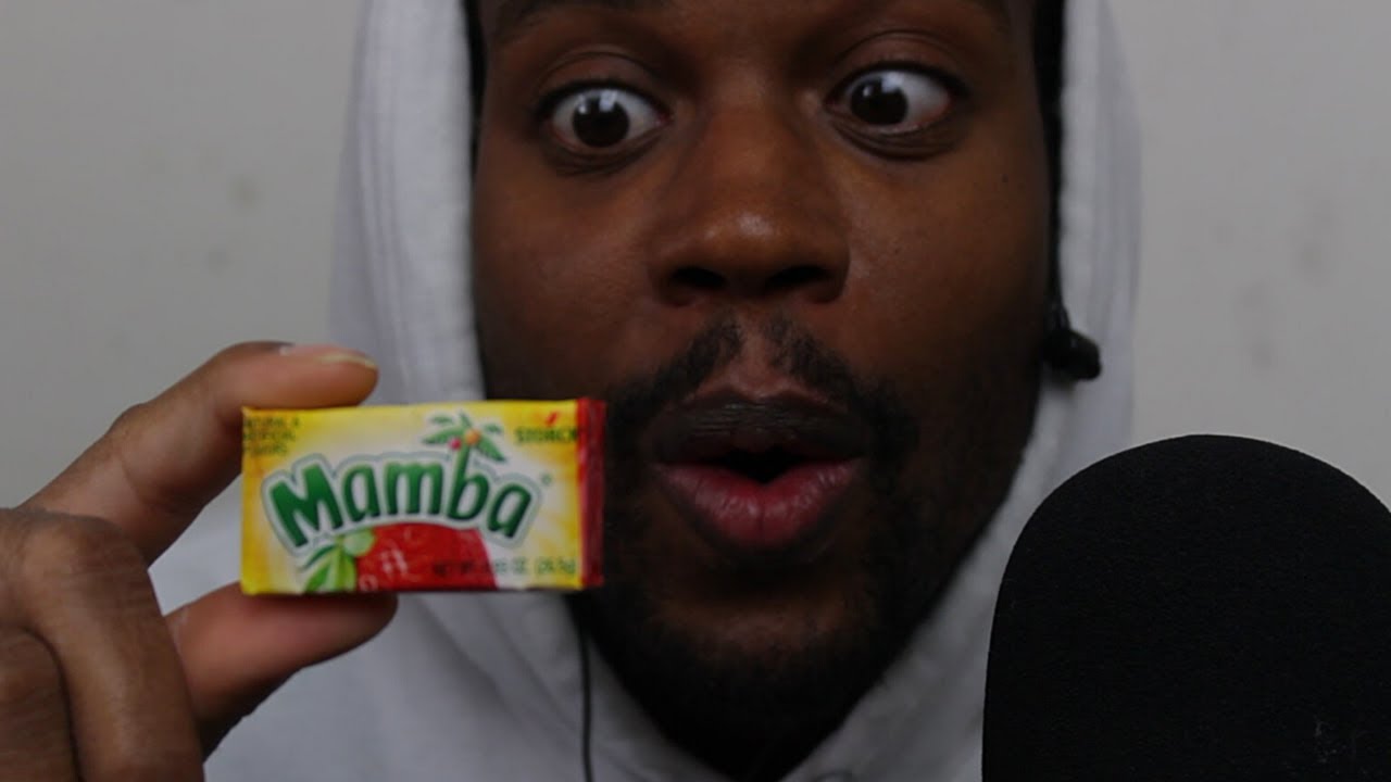 ASMR EATING CANDY MAMBA PART 2 ( Strawberry ) | ASMR TY