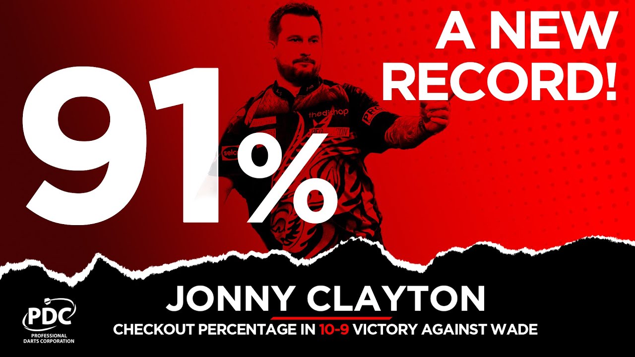 BEST EVER FINISHING?! | Jonny Clayton with 91% checkout success rate at the 2021 Ladbrokes Masters!