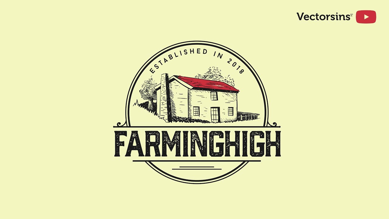 How To Create Classic Or Hand Drawn Logo [] Illustrator Tutorial []