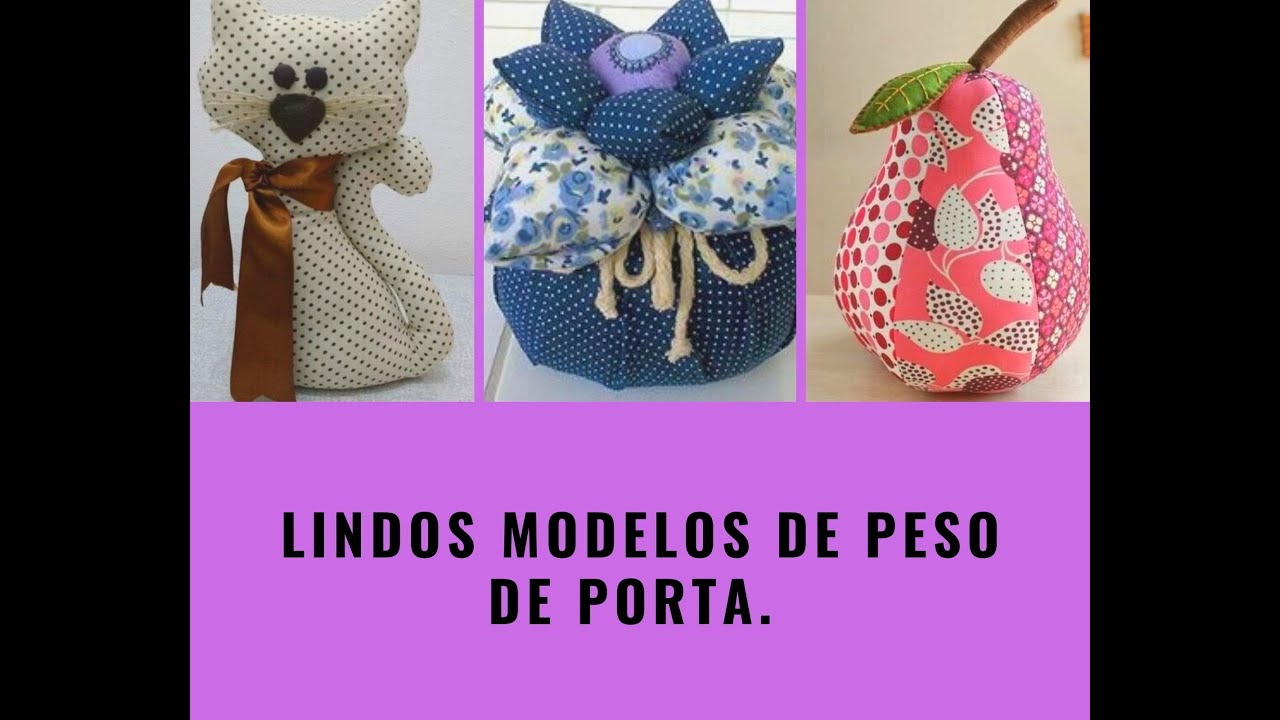 SEM IDEIAS PARA PESO DE PORTA? CONFIRA ESSAS INSPIRAÇÕES.