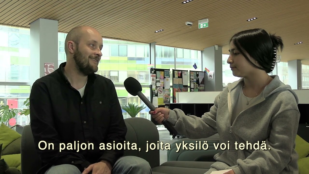 Mik&auml; ajatus antaa voimaa Greenpeacen Suomen maajohtajalle? Nuorten journalismileirin haastattelu.