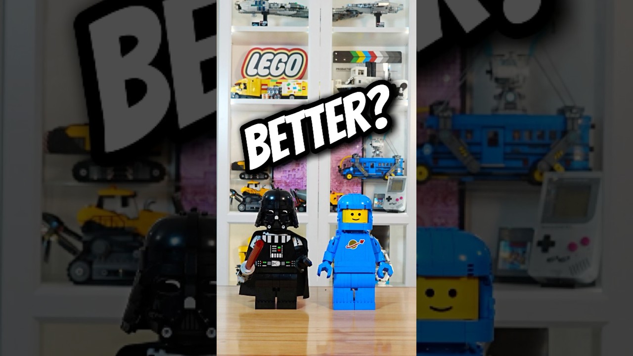 LEGO Powiększony Darth Vader (75461) vs Powiększony Niebieski Astronauta (40921) | Co bardziej op...