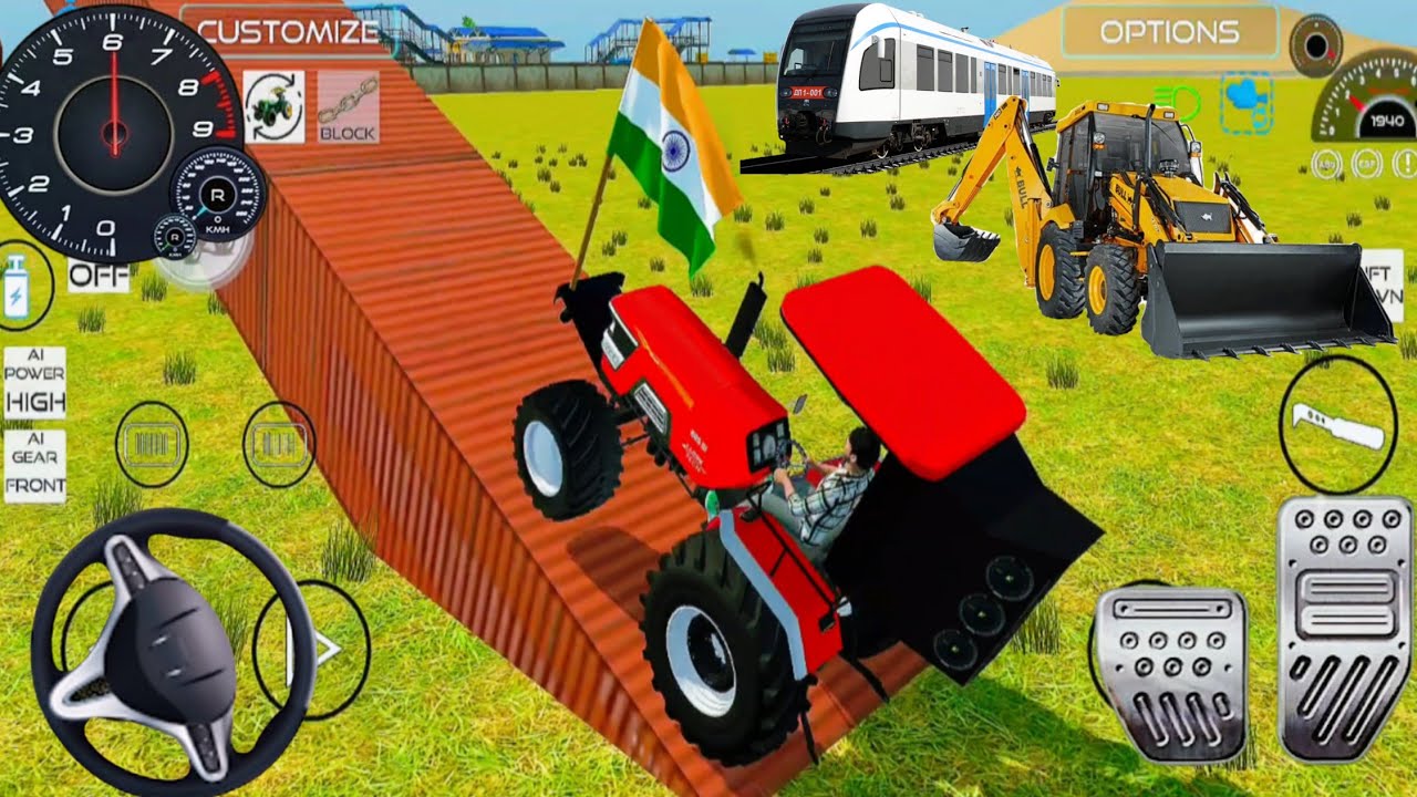 Track Load And Unload Part 65 #games #1million #viral #tractorvideo #farmer #treanding #live 