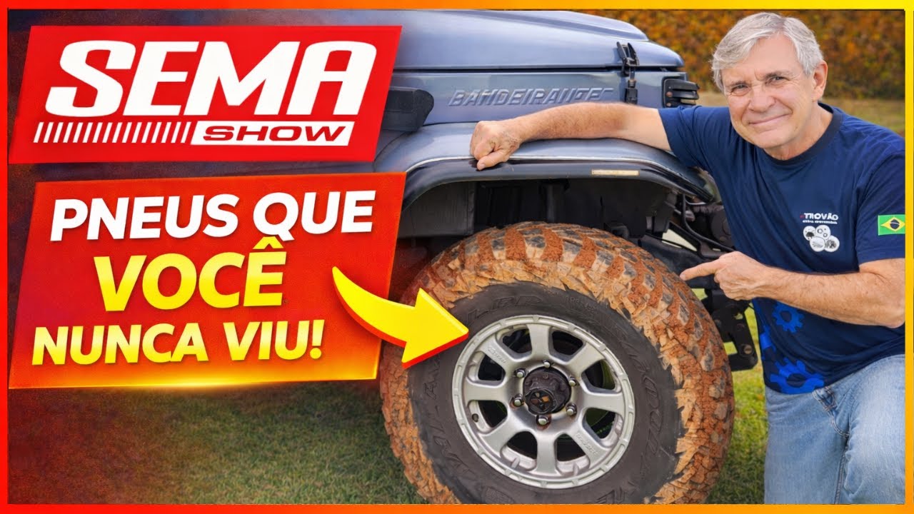 As novidades em pneus mostradas no Sema Show 2025
