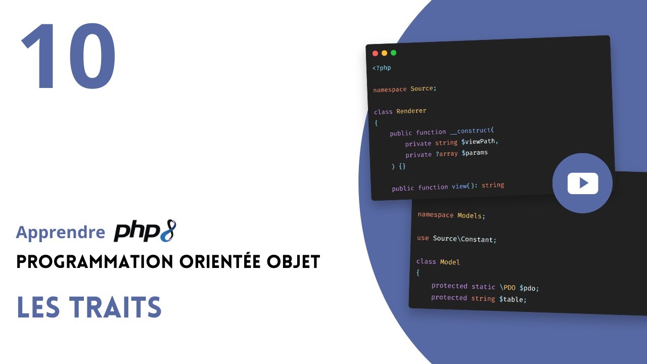 PHP 8 : Programmation Orientée Objet - #10 Les Traits