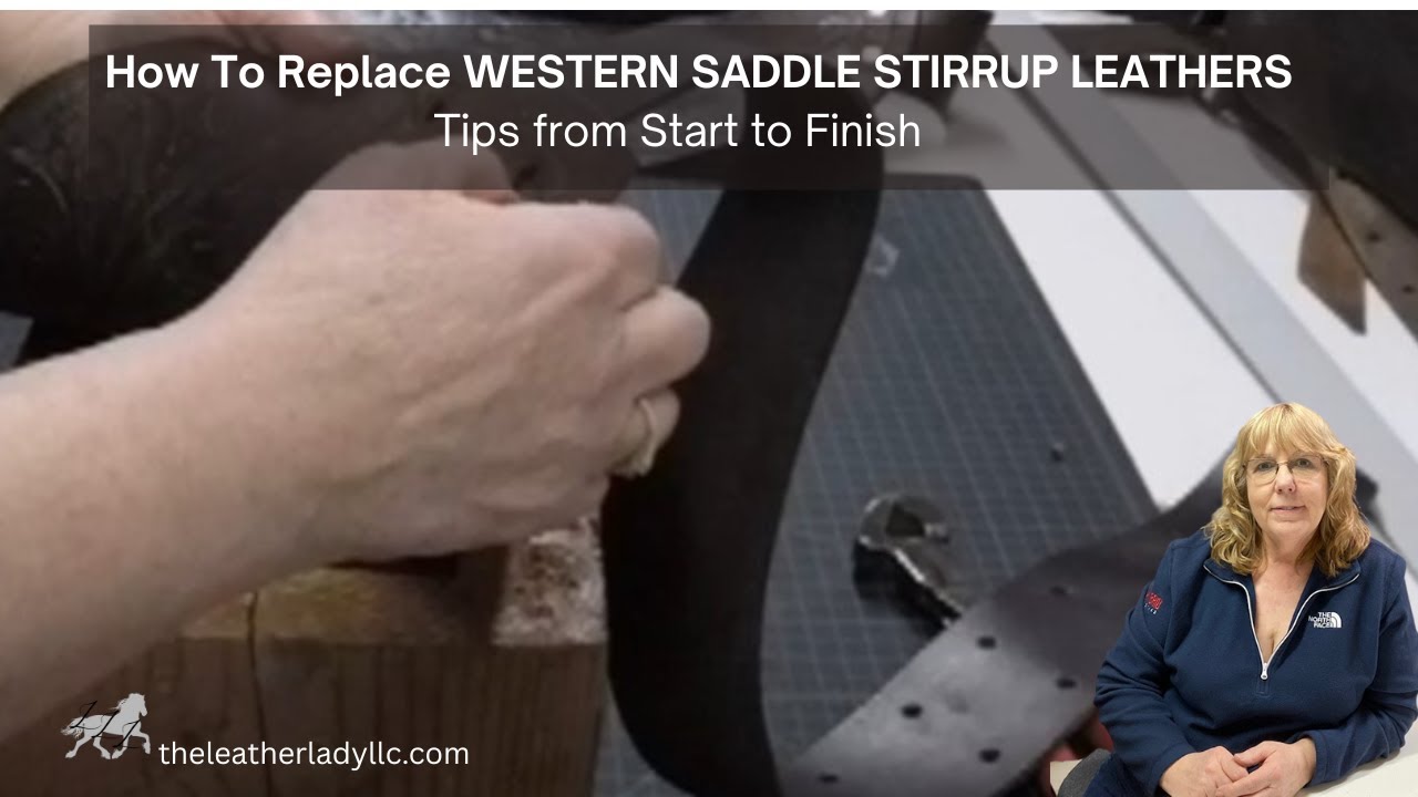 SADDLE REPAIR - How To Replace Stirrup Leathers On Your Western Saddle - Expert Tips