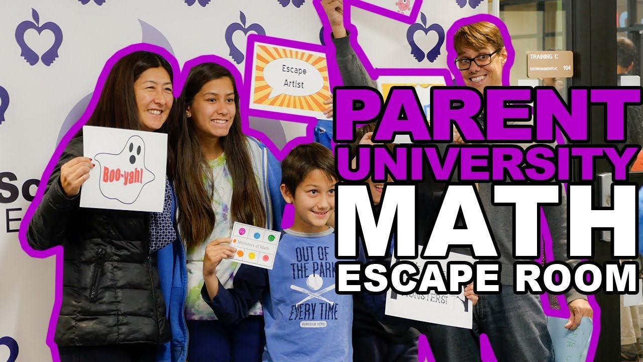 Parent University - Math Escape Room