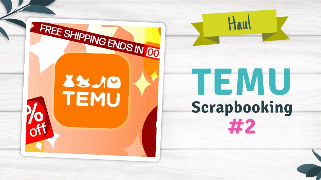 HAUL | TEMU scrapbooking #2 #haulscrap #haulscrapbooking #temu @temu