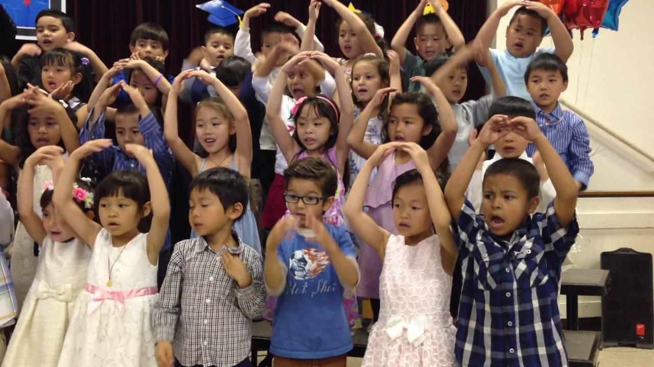 Kindergarten Graduation Each of us is a flower