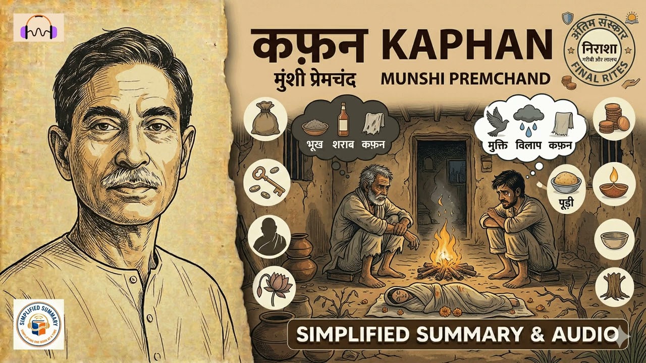 (Kaphan) कफ़न: मुंशी प्रेमचंद की वह कहानी जो समाज का असली चेहरा दिखाती है | Simplified Summary