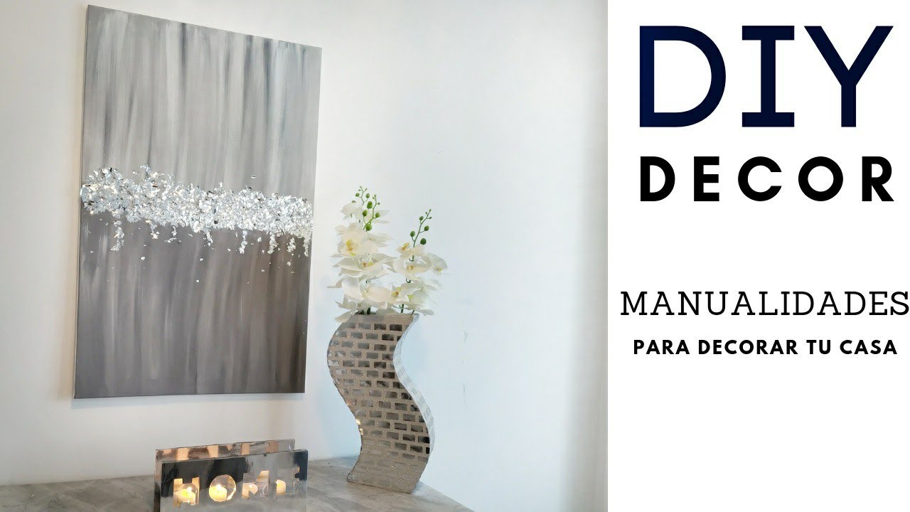 🔥DIY CANVAS PAINTING HOME DECOR / CUADROS DECORATIVOS FACIL Y RAPIDO DE HACER /COMO PINTAR CUADROS💋
