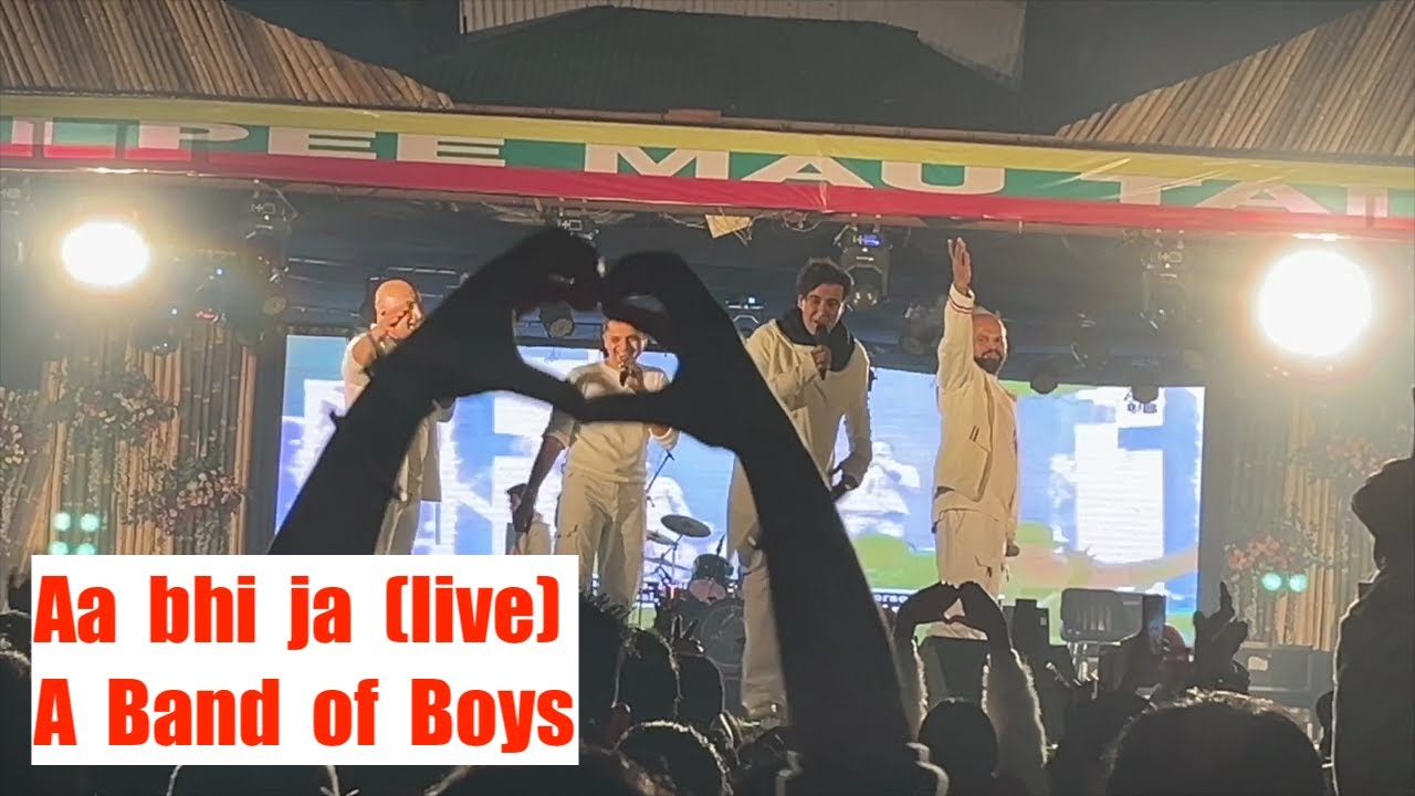 Aa bhi ja (Live) @ Namsai | A Band of Boys
