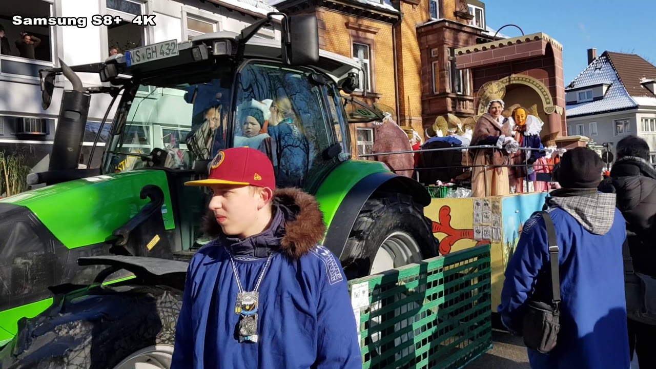 Umzug der Villinger Zuggesellschaften am 13 2 2018