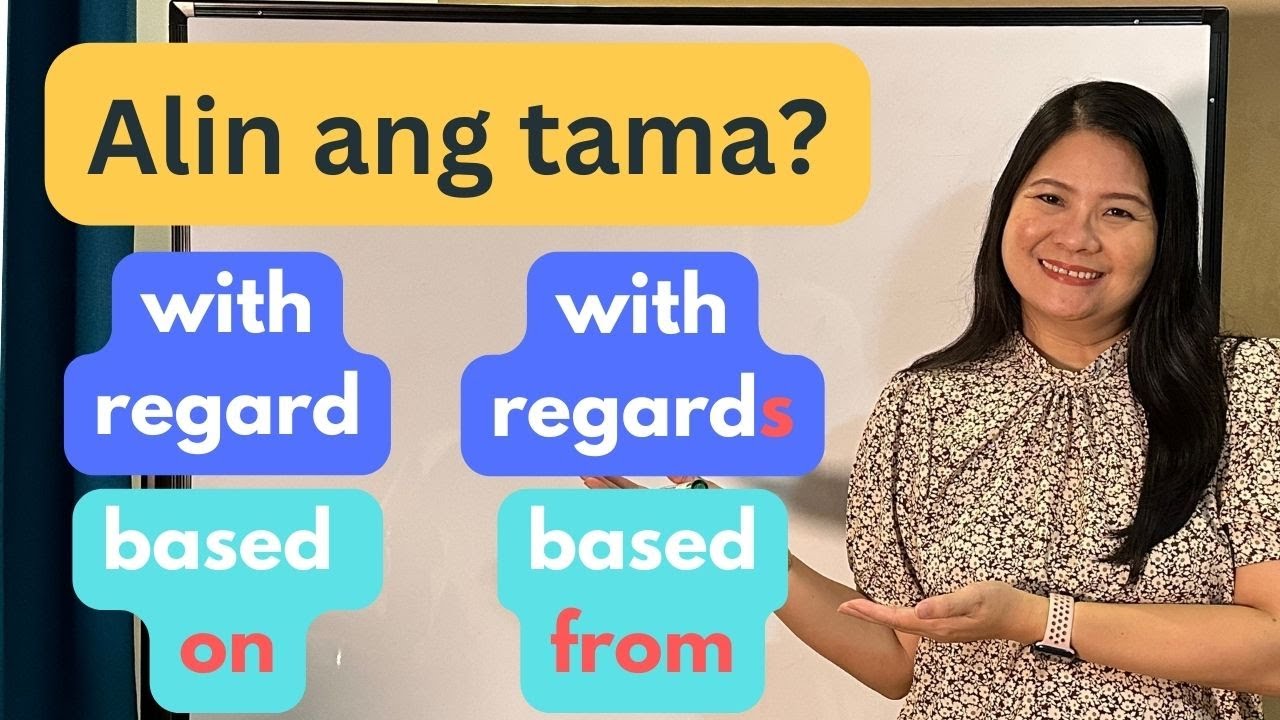 Which is correct? with regard or with regards | based on or based from | Common research words