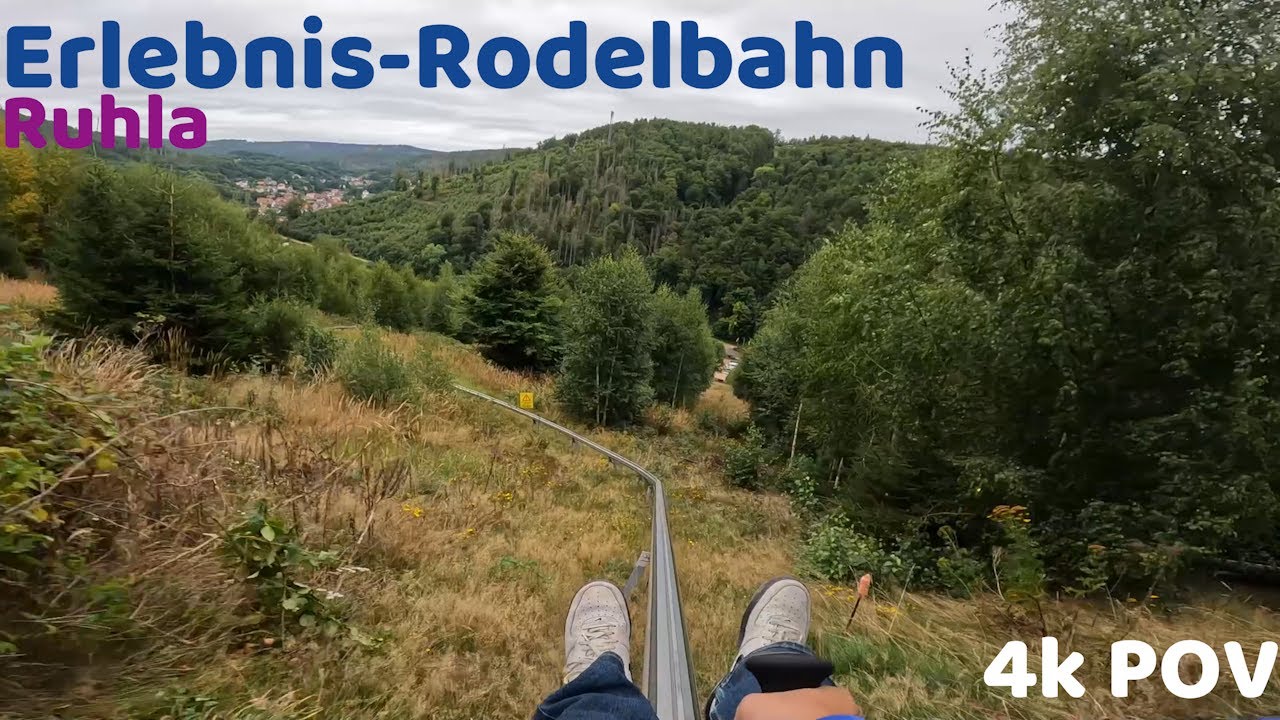 Erlebnis-Rodelbahn Ruhla - Brandauer Mountain Coaster | 4k onride/POV