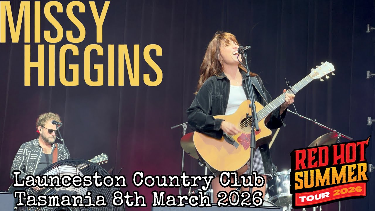 Missy Higgins, Red Hot Summer Tour 2026 Live at The Country Club Launceston Tasmania 8th March 2026