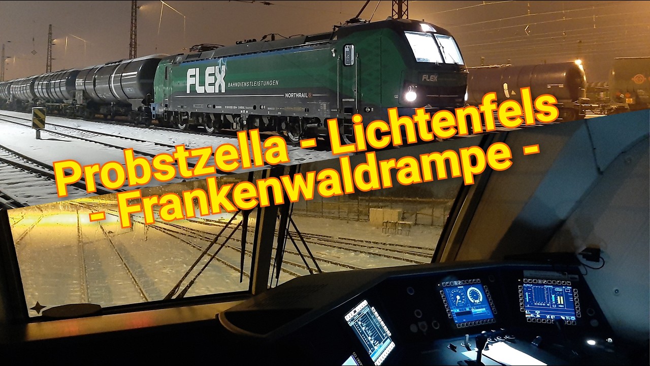 Als Lokführer unterwegs von Probstzella nach Lichtenfels mit Nachschieben über die Frankenwaldrampe