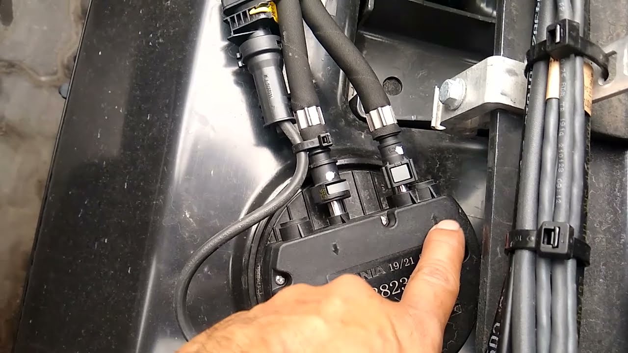 Sistema de pós tratamento dos gases de escape  - Novo Scania G450 (2021)