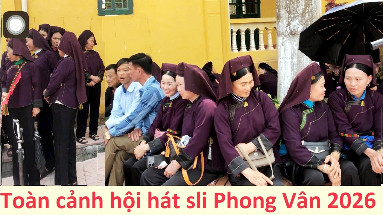 Toàn cảnh hội hát sli Phong Vân