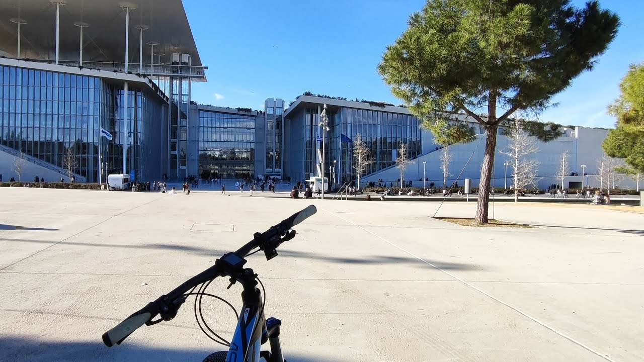 Athens Cycling - Stavros Niarchos to Gkazi (Ποδηλατόδρομος)