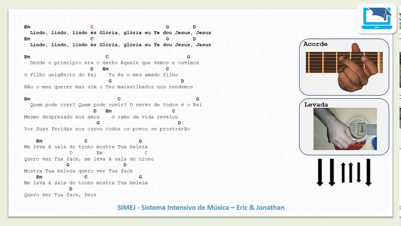 [link na descrição] LINDO ÉS | Cifra para Violão