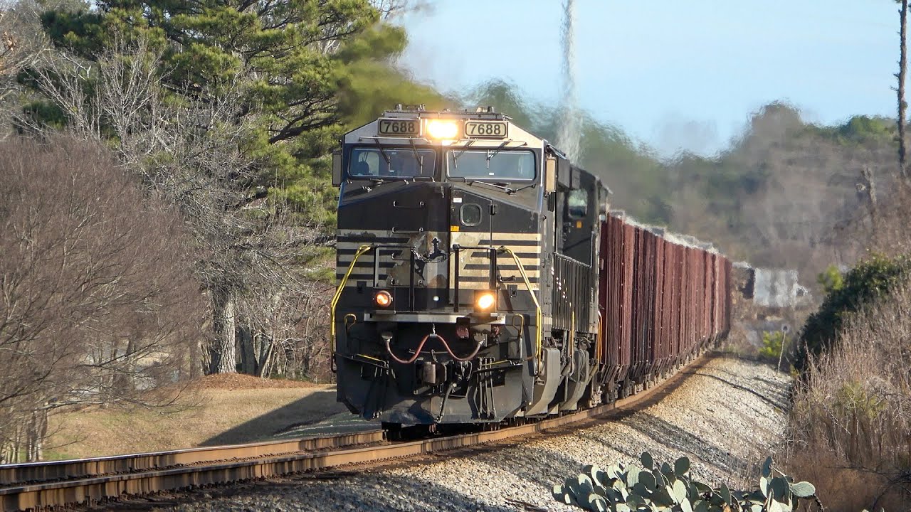 (4K) Railfainning the Greenville district 1-7-23