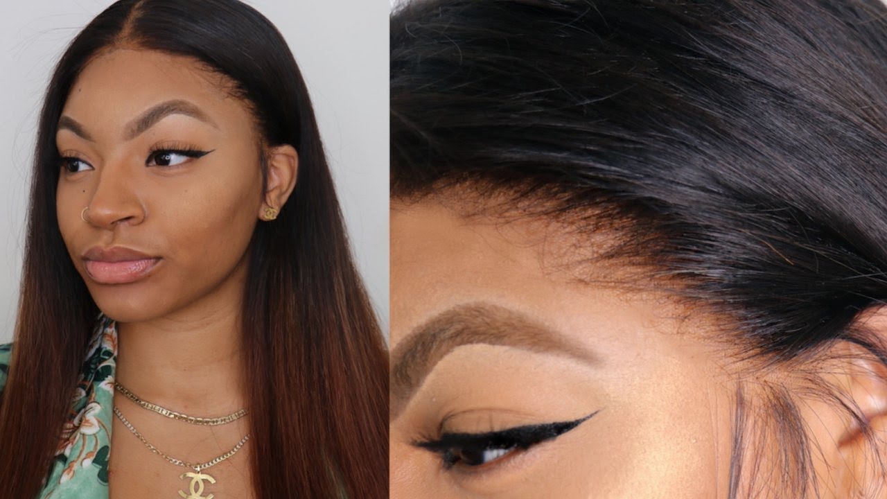 LAYING WIG WITH NO BABY HAIRS VERY VERY DETAILED