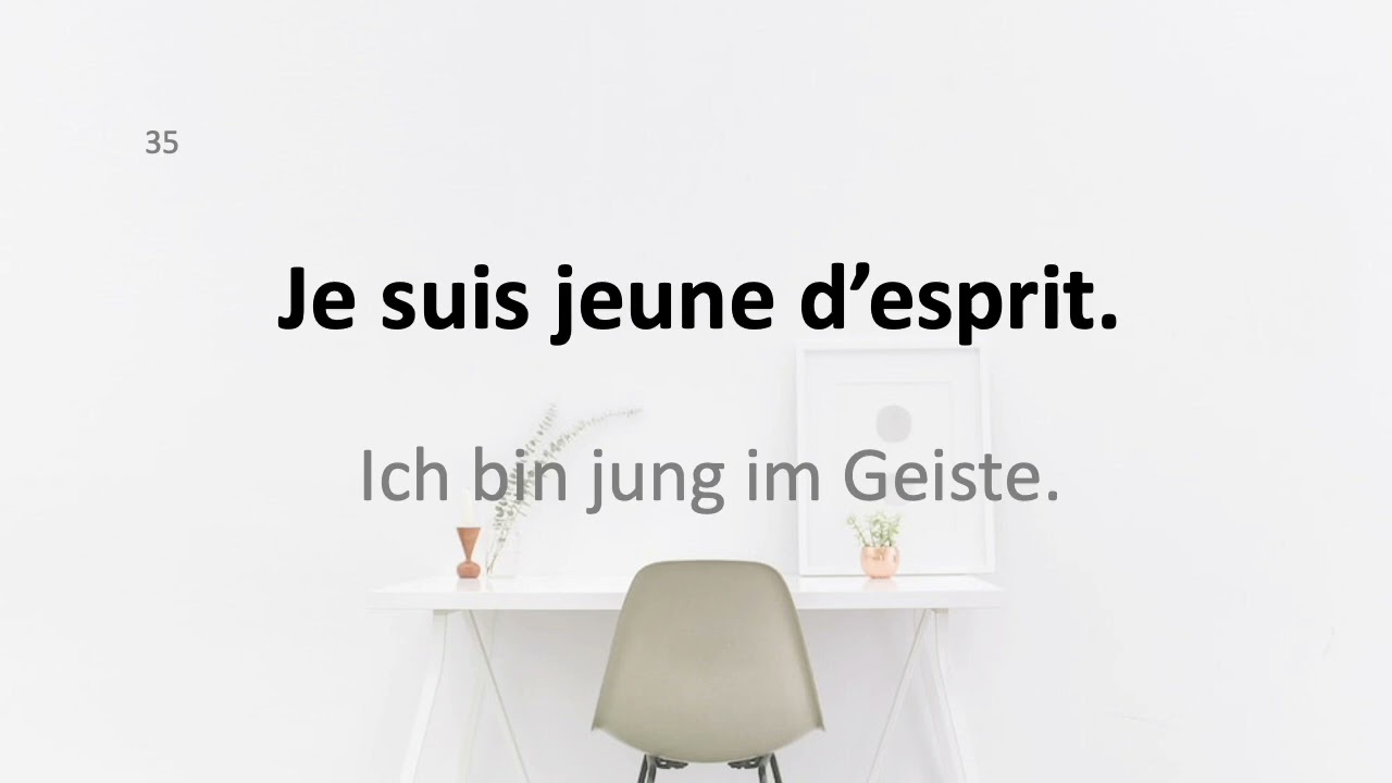 Einfache französische Sätze