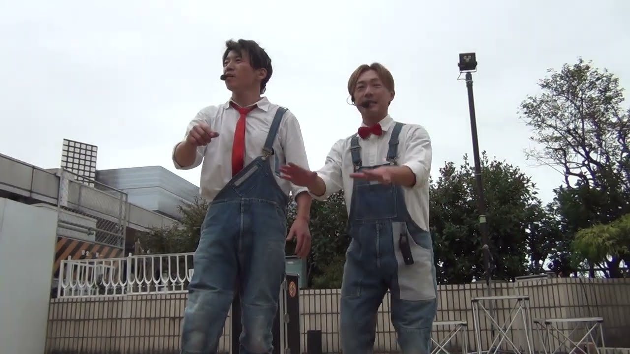 SUKE3&SYU　にぎわい爆発 あつぎ国際大道芸 2023 11月12日 ポイントⒹ サンパ－ク