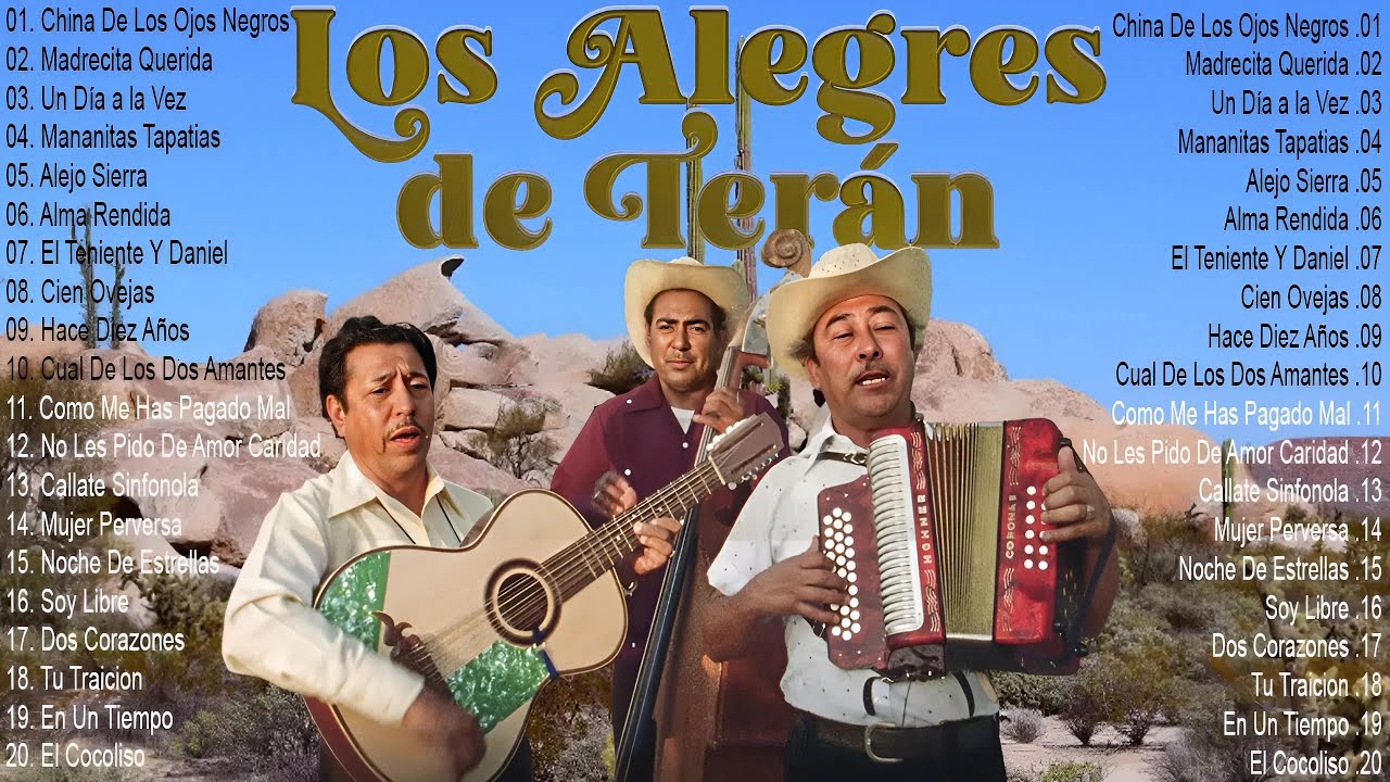 Éxitos Norteños Con Los Alegres de Terán 🎤 Rancheras y Corridos de su Mejor Época 🇲🇽