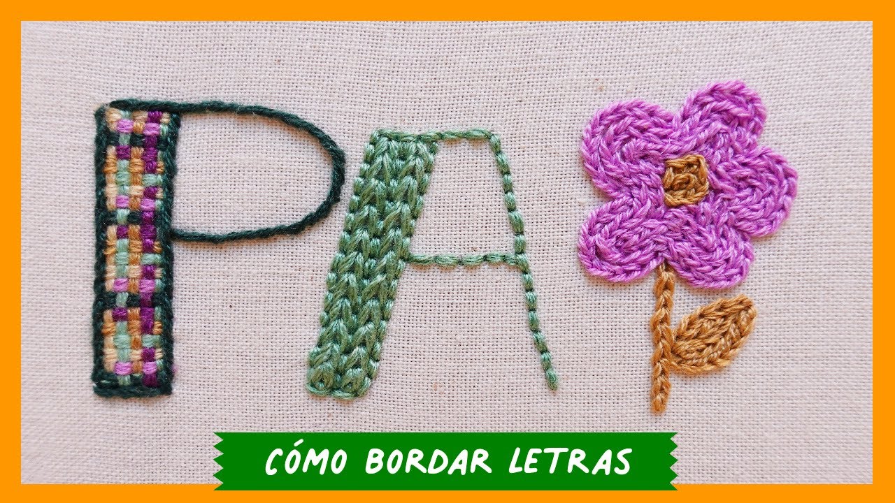 Cómo bordar letras - Proyecto PACIENCIA 1 #CarliLo