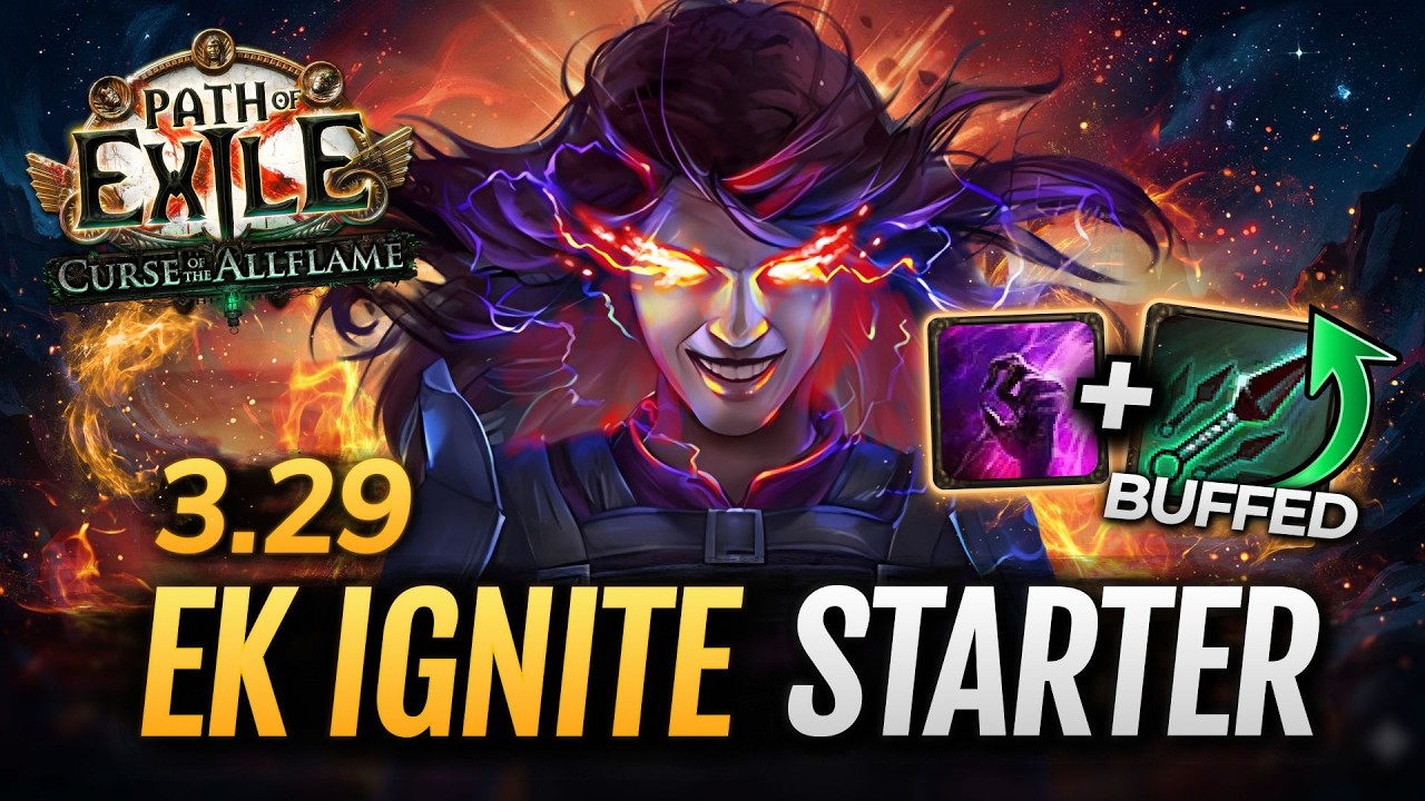 [PoE 3.29] Билд EK IGNITE Элементалист &mdash; Стартер лиги + Прокачка Ethereal Knives &mdash; Path of Exile