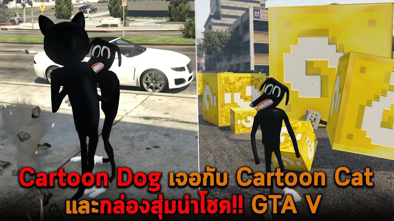 Cartoon Dog เจอกับ Cartoon Cat และกล่องสุ่มนำโชค GTA V