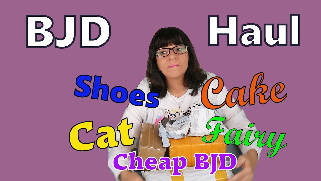BJD Unboxing // Aliexpress Haul // Cheap BJD / Under $10.00 Doll // Cat / Anime Fairy / Cake, Shoes