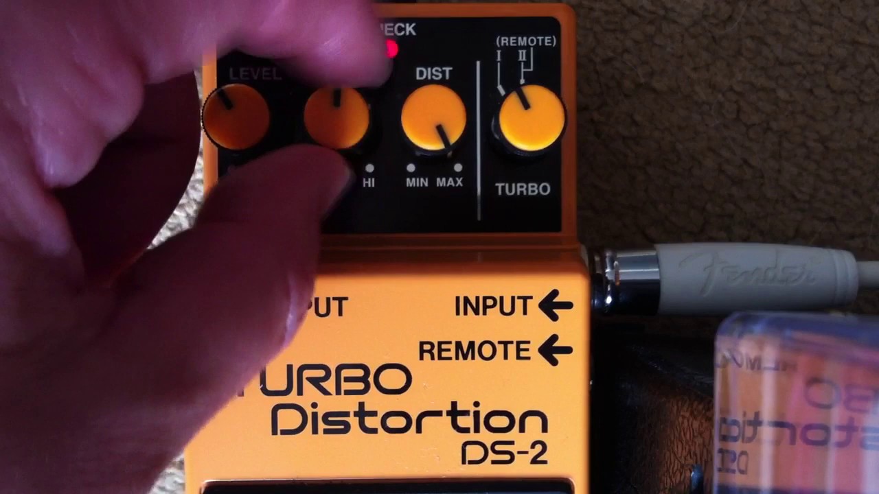 Boss Turbo Distortion DS2 Guitar Pedal NO TALKING Demo