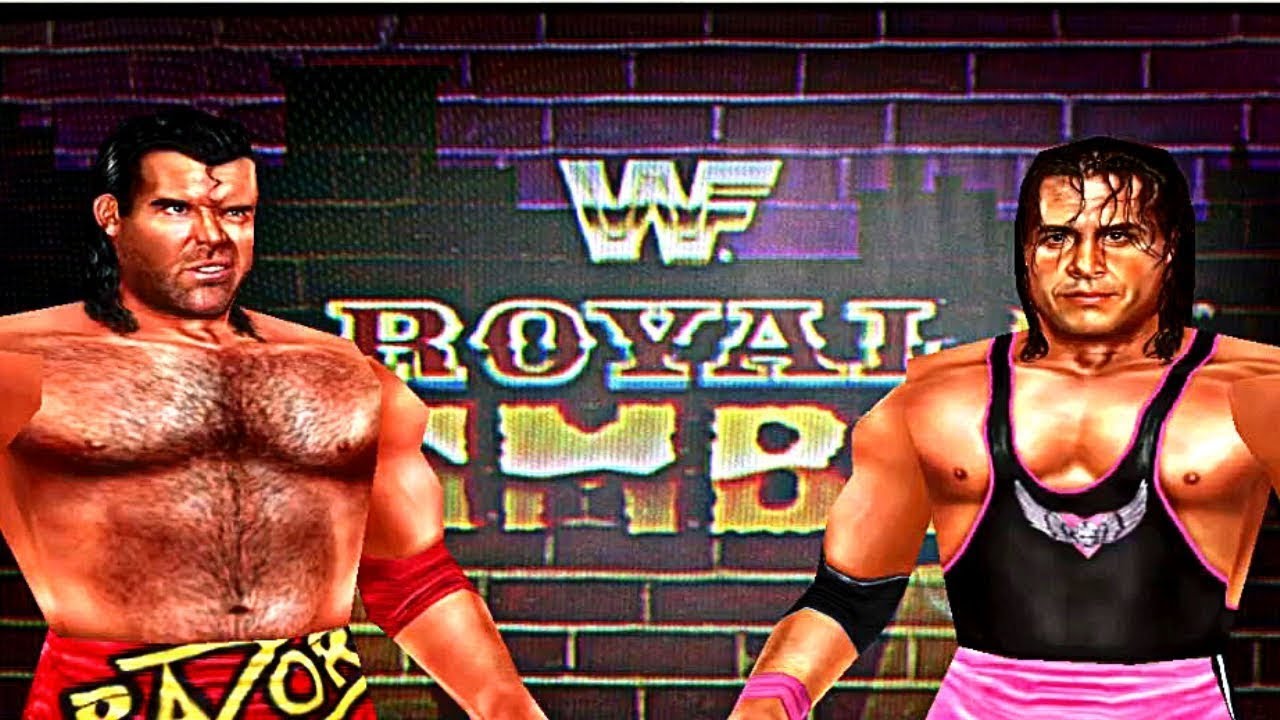 Razor Ramon vs. Bret Hart | 1993 Royal Rumble | WWF Legends Challenge 64