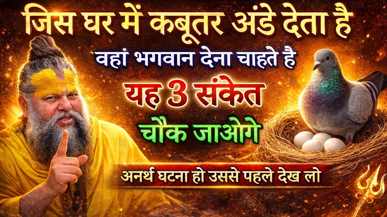 घर में कबूतर का अंडा: अनर्थ होने से पहले जान लें ये 3 गुप्त संकेत! | ghar me kabootar ka anda dena