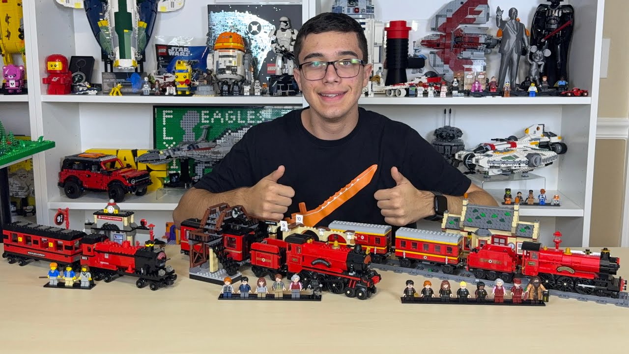 Полное сравнение LEGO Hogwarts Express! 2001, 2018, 2023!