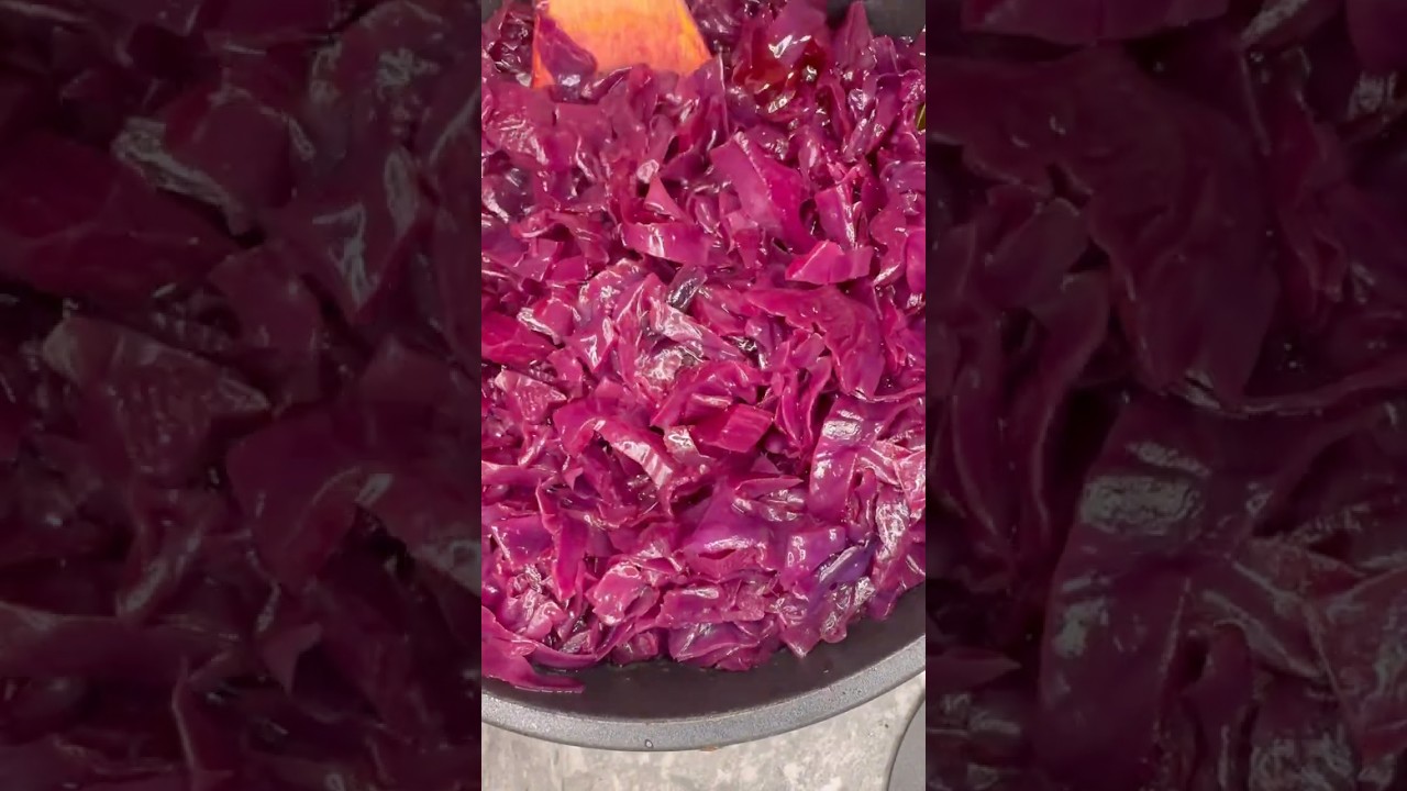 homemade red cabbage 