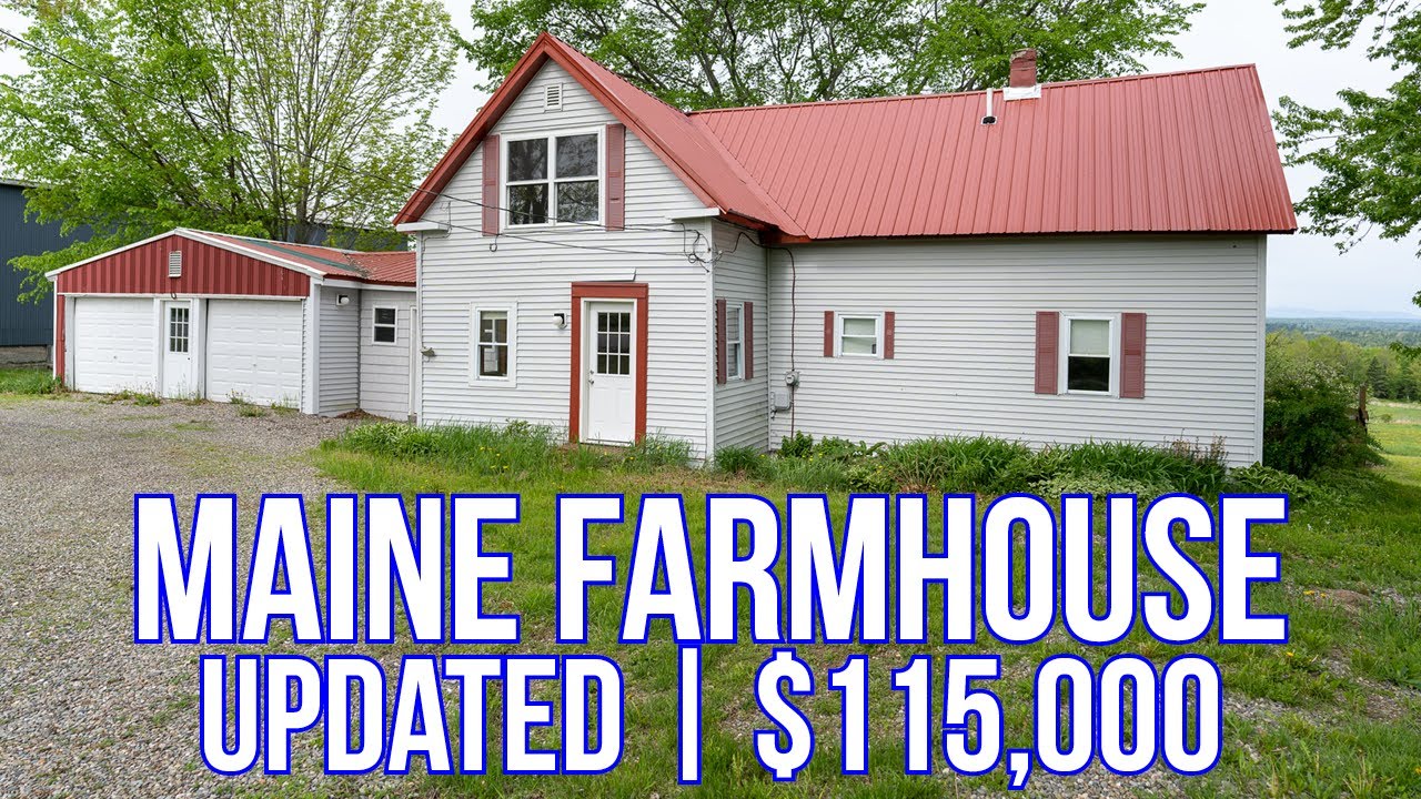 SOLD Updated Farmhouse For Sale | Maine Real Estate