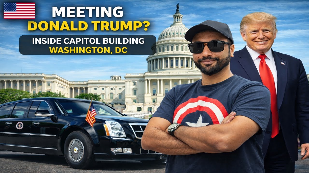 Inside the US Capitol Building | Pakistani Tourist’s Washington DC Experience 🔥🇺🇸