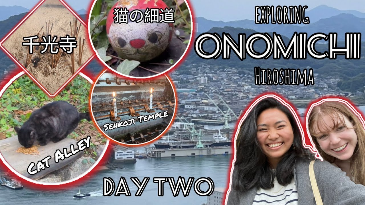Meet the cats of CAT ALLEY and see SENKOJI TEMPLE | Day two in ONOMICHI HIROSHIMA | TRAVEL VLOG EP 6