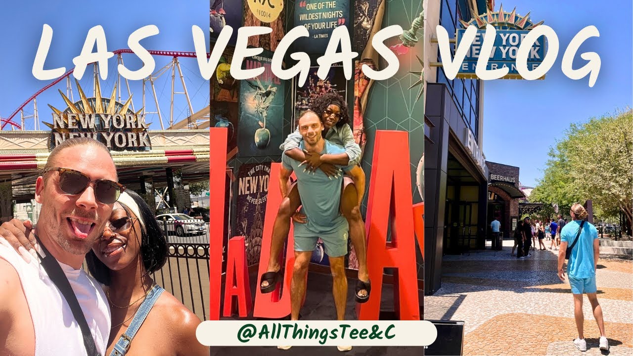 Las Vegas Travel Vlog 🇺🇸 Staying at New York-New York Hotel & Casino + First Impressions!