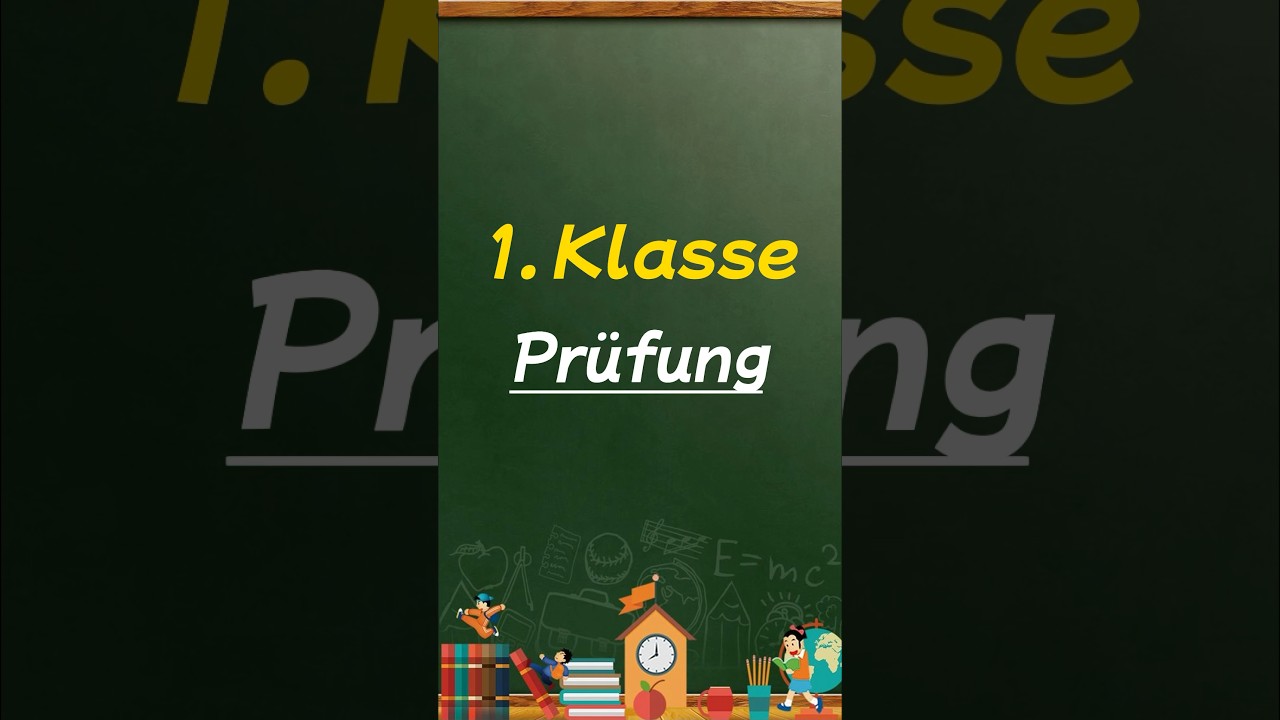 1. Klasse Pr&uuml;fung 🧑&zwj;🏫 #schule #pr&uuml;fung #quiz