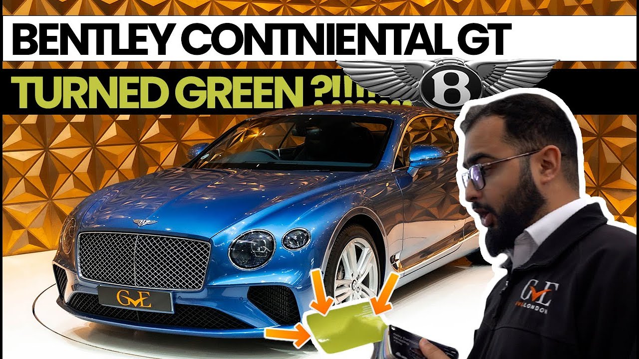 BENTLEY CONTINENTAL GETS CRAZY NEW WRAP !!