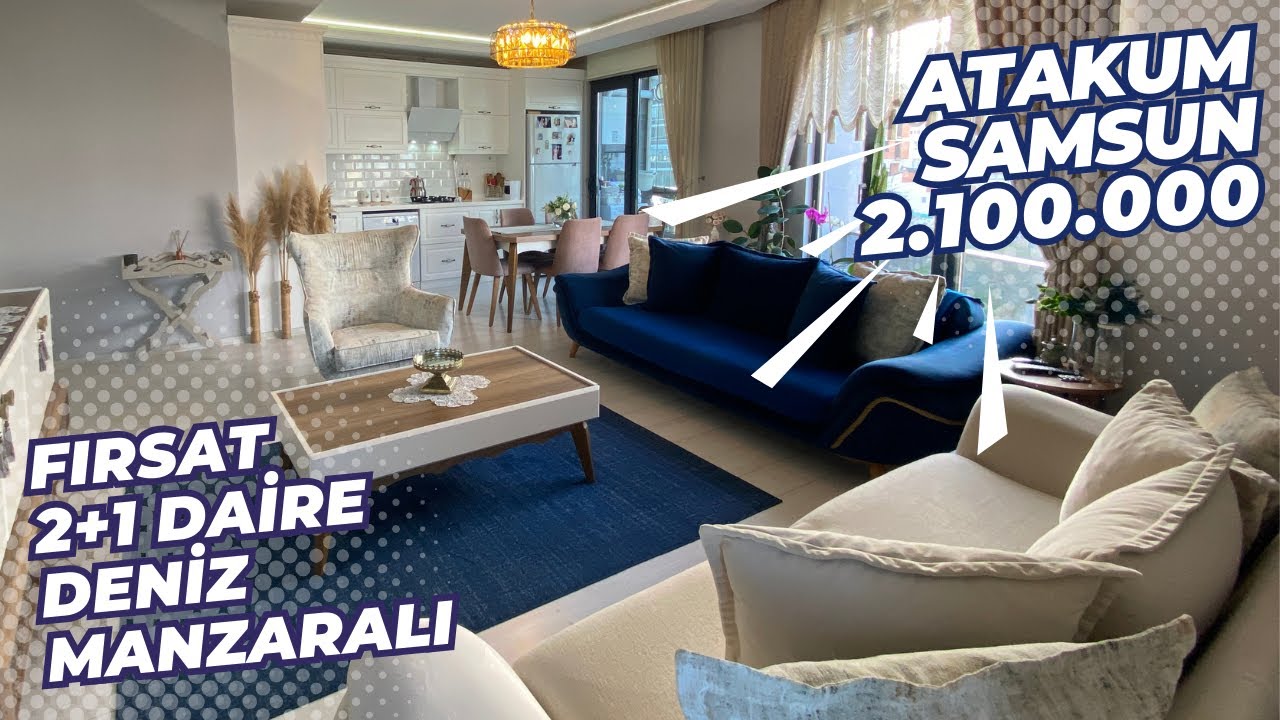 ✅ SATTIM / DENİZ MANZARALI FIRSAT 2+1 / SAMSUN ATAKUM