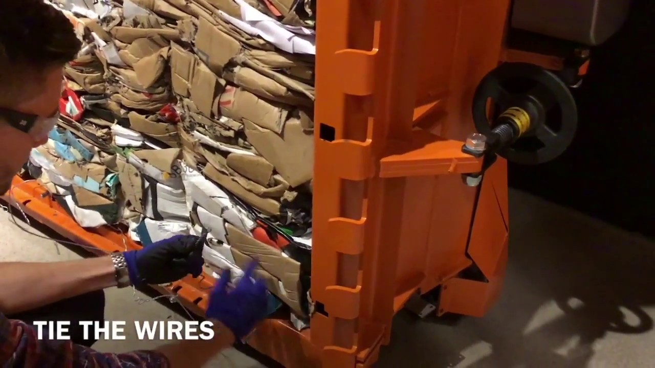 How to use wire in an ORWAK Power baler