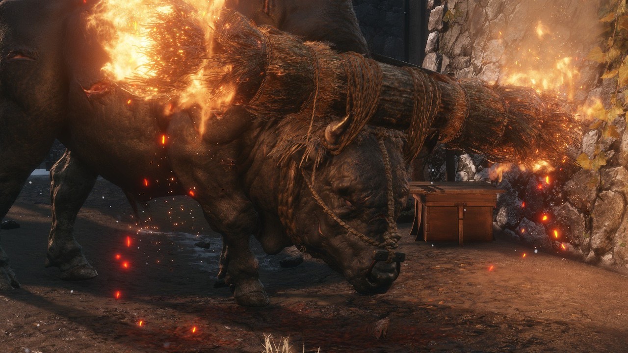 Sekiro – Blazing Bull Hitless [Charmless/Demon Bell/Sword-Only]