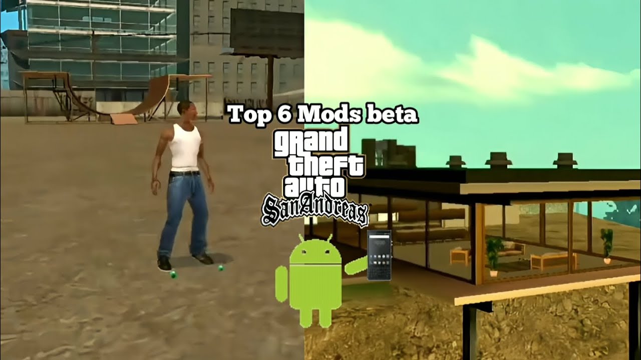 Top 6 Mods beta para Gta San Andreas Android/Colaboración Unión Team Loquendo/Gta Sa Mod/Jsz